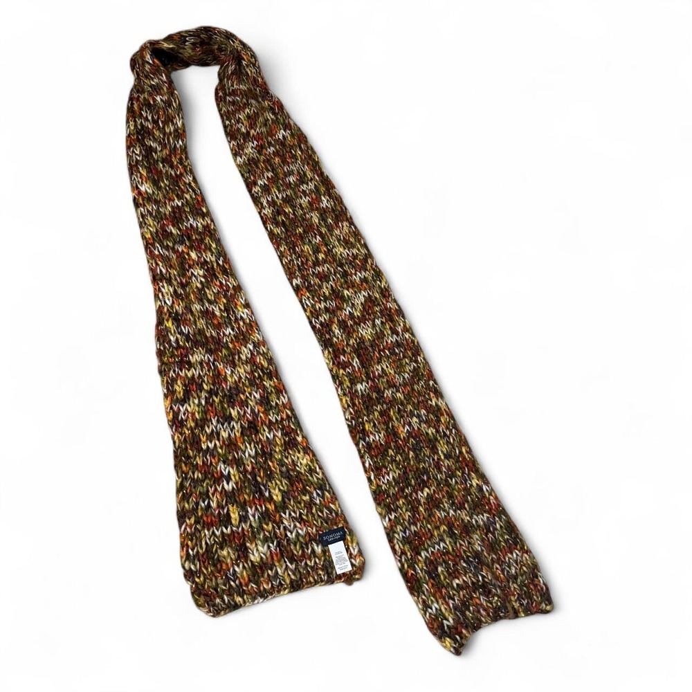 Sonoma Life + Style Multicolor Chunky Knit Scarf
